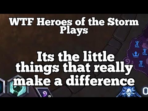 WTF Heroes of the Storm Plays: Its the little things that really make a difference