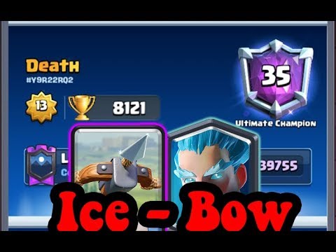 🏆 8100 ICE-BOW 👈 Best Xbow  deck in clash Royale  gameplays