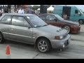 Nissan Skyline GTS Vs Mazda 323 Turbo 4X4 Drag Race