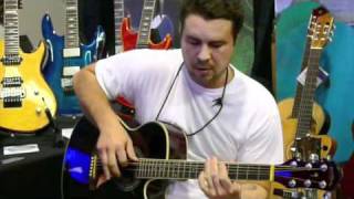 Video thumbnail for Palmer Guitars USA- Benny Thomas Wieduwilt at the 2011 NAMM booth on a Palmer PF-24 Acoustic Guitar by TropicalMusicExport