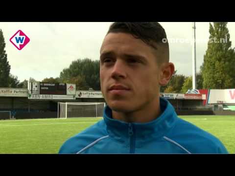 Giovanni Korte over kunstgras bij FC Dordrecht