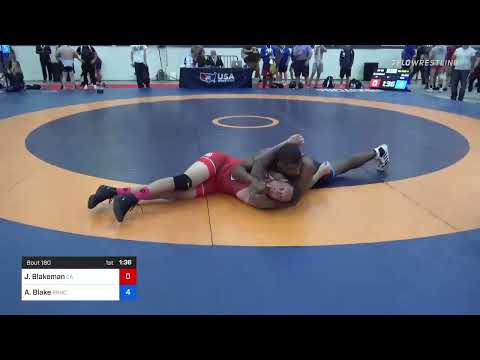 88 Lbs Rr Rnd 4 - Jason Blakeman, California Vs Andre Blake, Bronco Wrestling Club 7779