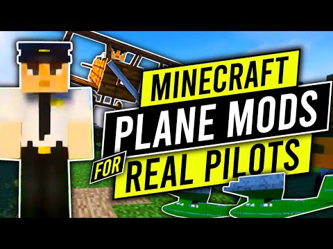 🛩 5 Best Minecraft Plane Mods - The Most Dangerous Way to Fly In Minecraft ✈️