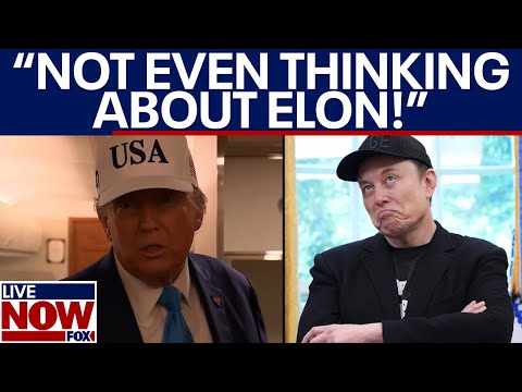 Video | Trump: "I'm not even thinking about Elon" as public feud plays out