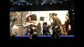 Abrazo de José Manuel Aguilera y Saúl Hernández Momento épico Jaguares 2019