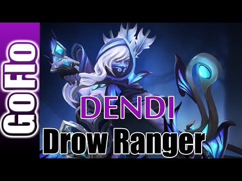 Drowranger Dendi Full Gameplay Dota 2 !