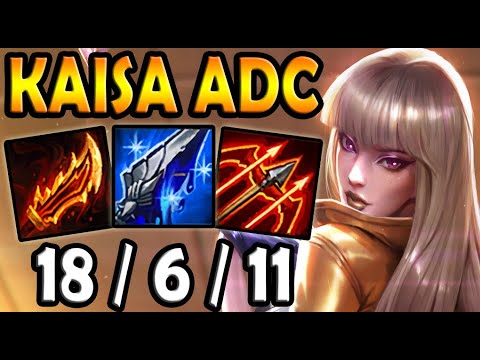 Kaisa vs Vayne [ TRIPLE KILL ] ADC - KOREA MASTER Patch 10.22 ✅