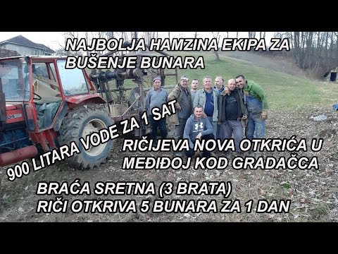 PRONALAŽENJE VODE - 5 BUNARA ZA 1 DAN - RIČI I HAMZA - VODA NA SVE STRANE