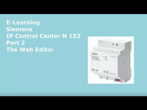 E-Learning Siemens IPCC N152 Part 2 Ch 1 General settings