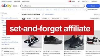 This is eBay affiliate marketing on AUTOPILOT (never lift a finger)