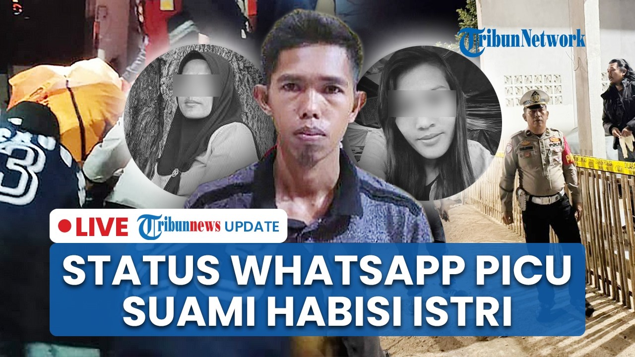 LIVE: Pria di Pagar Alam Tega Habisi Istri Gegara Status WhatsApp, Pelaku Langsung Serahkan Diri