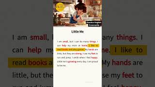 English Listening Practice – Little Me | Short English Story with Subtitles