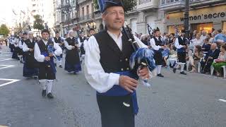 Día de América en Asturias 2022 - Banda de Gaitas Ciudad de Oviedo -