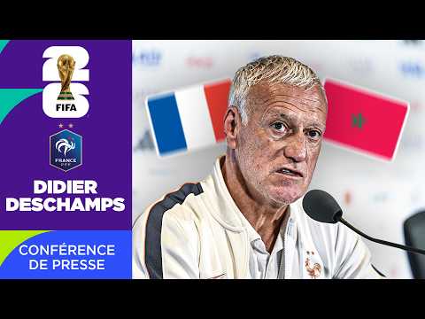 "L'ARBITRE n'est PAS un ADVERSAIRE."... La conférence de presse de DESCHAMPS avant le MAROC !
