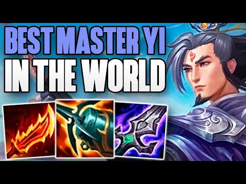 INSANE SOLO CARRY BY THE BEST MASTER YI IN THE WORLD! | CHALLENGER MASTER YI JUNGLE GAMEPLAY | 12.18