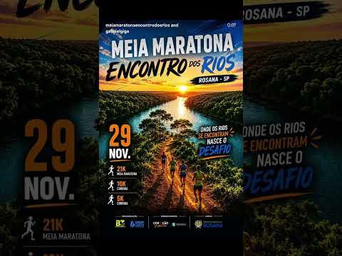 vem aí meia maratona encontros no Rio em Rosana