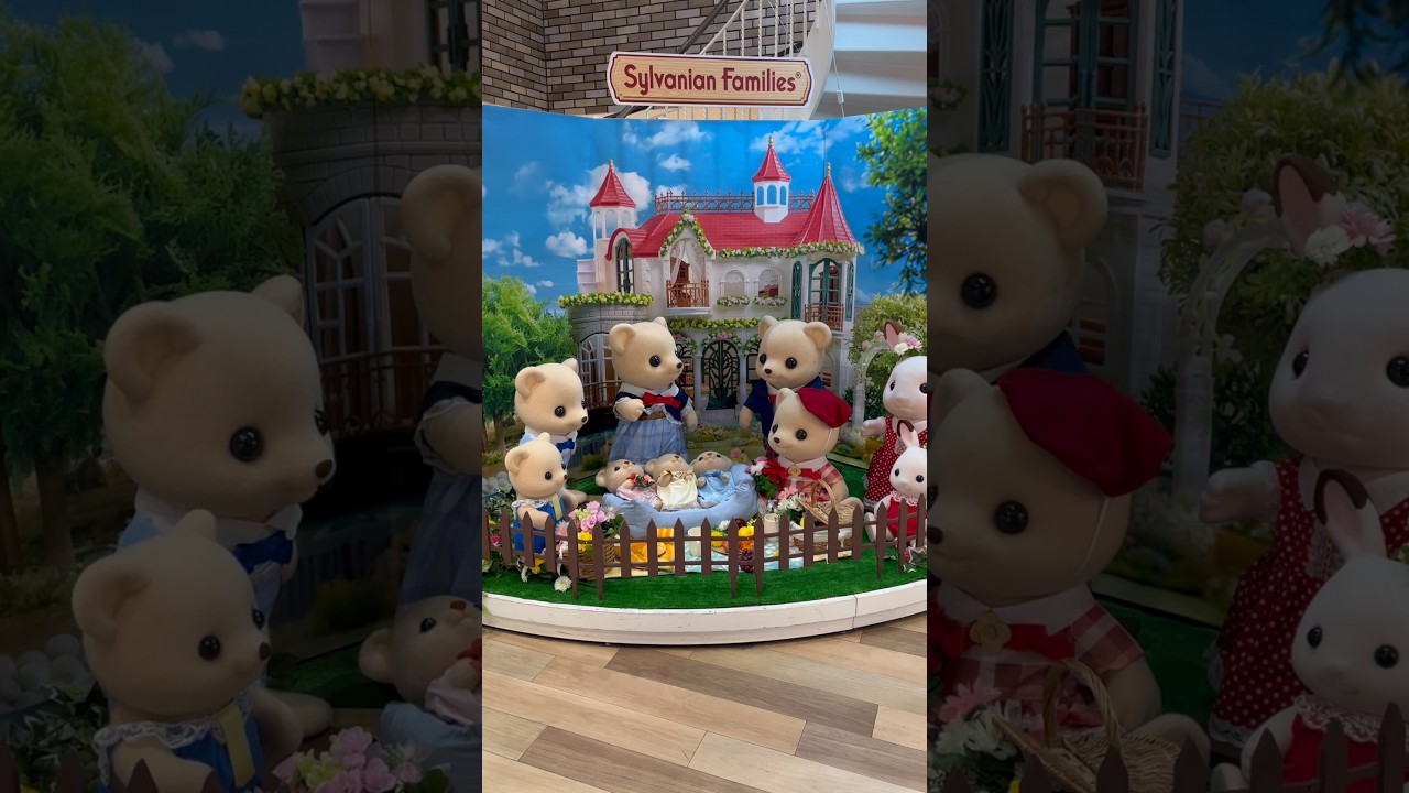 Sylvanian Families Display at Osaka #shorts