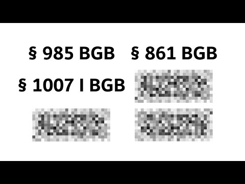 § 985 BGB & Co - Herausgabeansprüche im Sachenrecht
