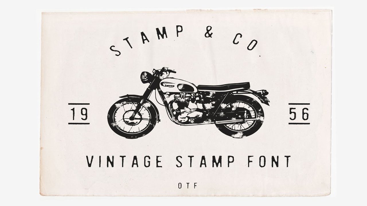Stamp & Co   Vintage Stamp Font Font Free Download