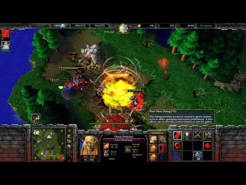 Orc(Nice russian) vs Human (Bloodmage) _ Terenas stand LV _ Warcraft III