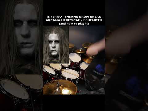 INSANE DEATH/BLACK METAL DRUM BREAK - BEHEMOTH - ARCANA HERETICAE - INFERNO