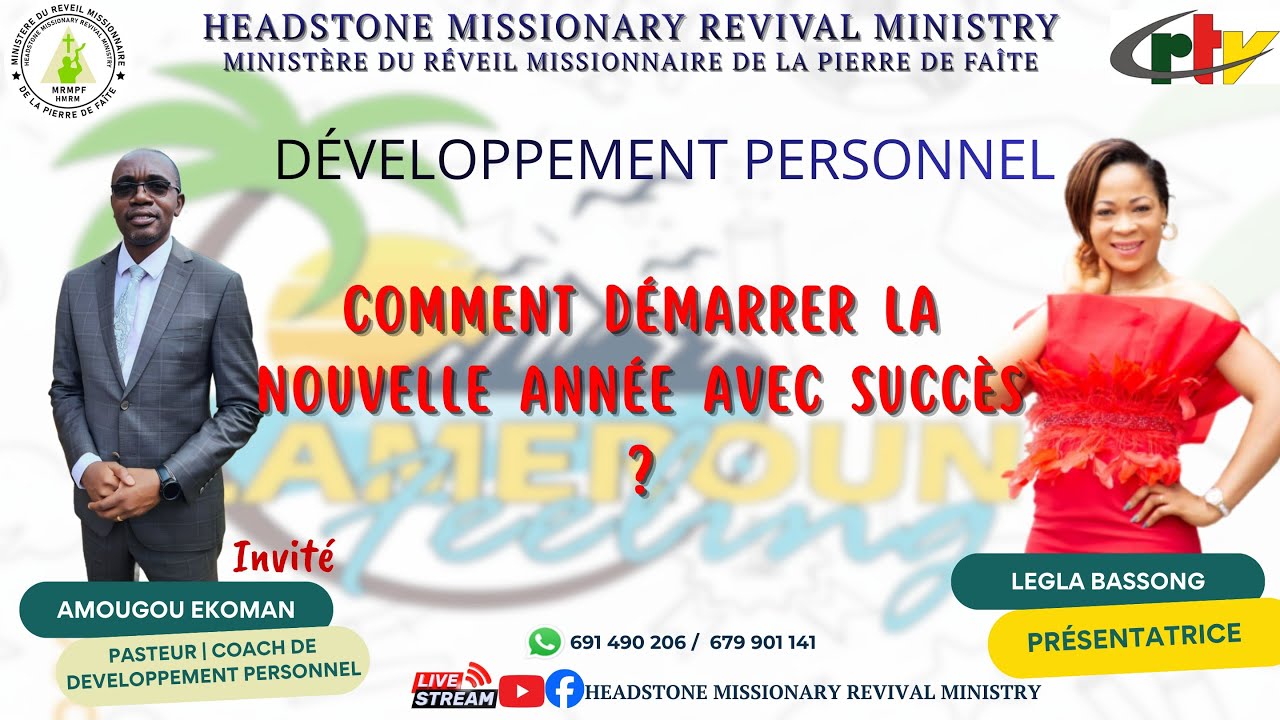 CRTV - COMMENT DÉMARRER LA NOUVELLE ANNÉE AVEC SUCCÈS ? - PST|COACH JEAN MARCEL ERIC AMOUGOU EKOMAN