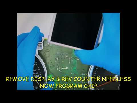 How to do 68reg 2018 Mercedes A-CLASS (Mileage Correction) instrument cluster miles lower adjust fix