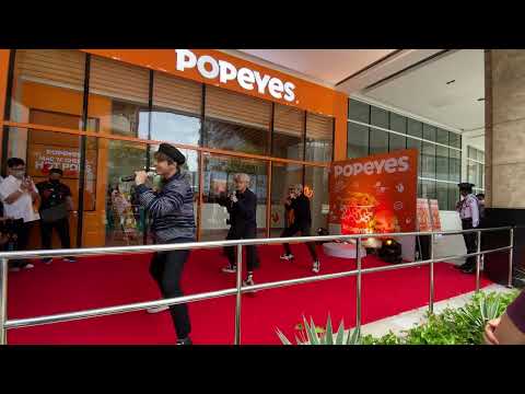VXON performs at Popeyes Grand Opening Newport Pasay City