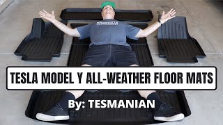 TESLA Model Y ALL WEATHER Floor Mats... Check em out!