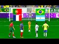 FIFA 23 - PORTUGAL  FRANCE VS BRAZIL ARGENTINA I PENALTY SHOOTOUT I FINAL FIFA WORLD CUP QATAR 2022