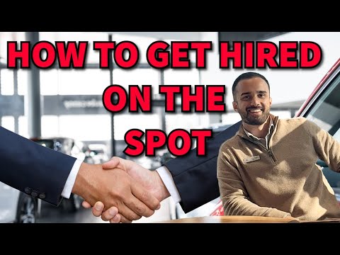 How to nail the interview at a car dealership! Sales interview tips
