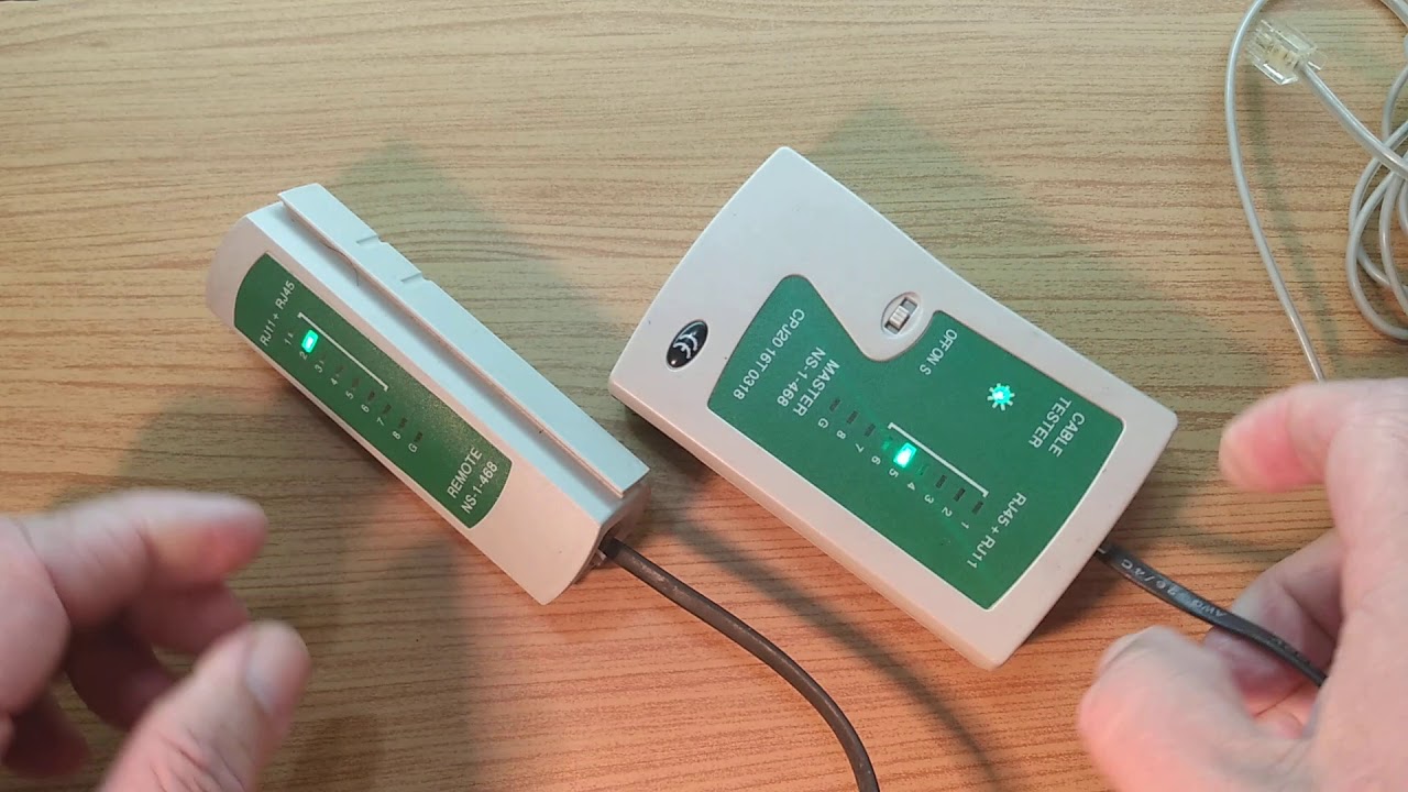 Testador de Cabo de Rede e Telefone