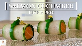 How To Make This Salmon Cucumber Roll, And Show Off To Your Friends! by Diaries of a Master Sushi Chef