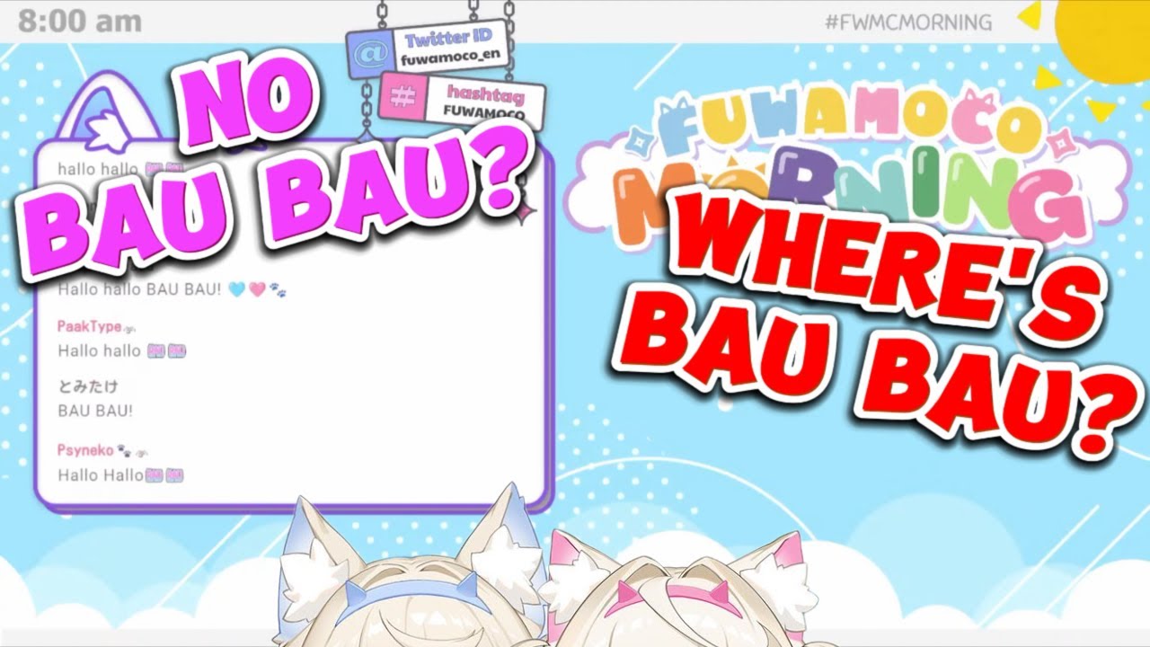 FuwaMoco hilariously fumbled FuwaMoco Morning opening again!!! [Hololive/FuwaMoco] [EngSub]