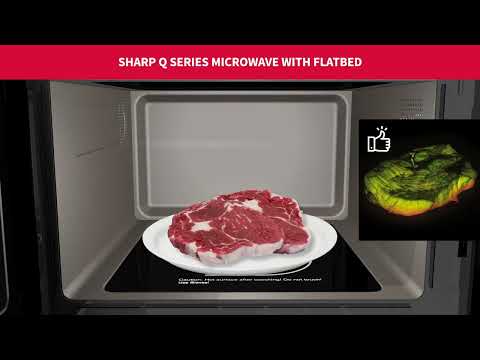 Flatbed vs. Turntable - The benefits of SHARPs "quality series" microwave ovens