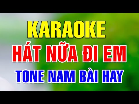 Liên Khúc Karaoke Nhạc Sến - Bolero - Trữ Tình Dễ Hát Nhất - Nhạc Sống Karaoke | Hát Nửa Đi Em