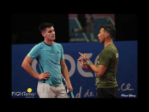 Open Sud de France -  Le Sparring partner des stars du tennis teste le FIGHTennis #OpenSudDeFrance