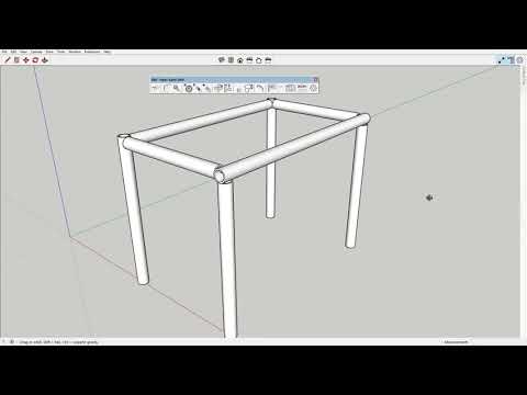 SketchUp Extension: Pipes Tubes 2020 - length offset tool
