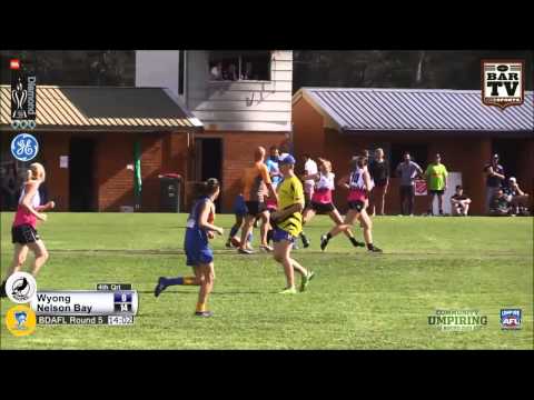 2015 GE Womens BDAFL Round 5 Highlights - Wyong v Nelson Bay