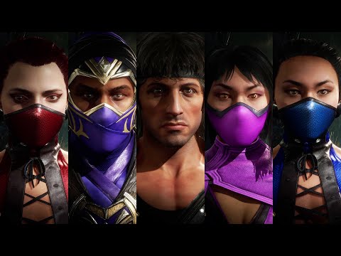 Mortal Kombat 11 Ultimate - All Character Select Animations