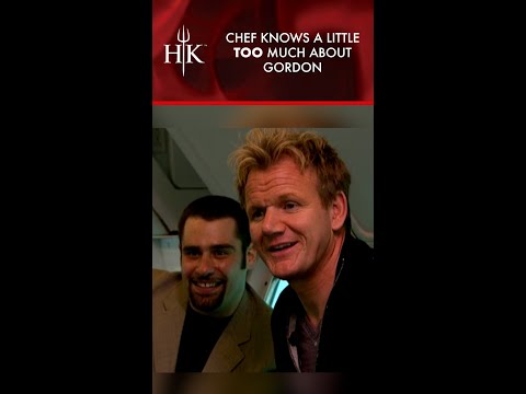 This Chef Knows A Little TOO Much About Gordon Ramsay 🫣 #Shorts