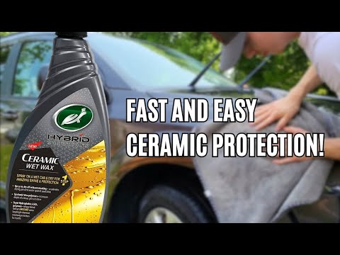 Spray On & Dry Off! | Turtlewax Ceramic Wet Wax: Demo & Review