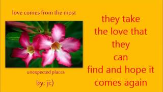 love comes from the most unexpected places - barbara streisand