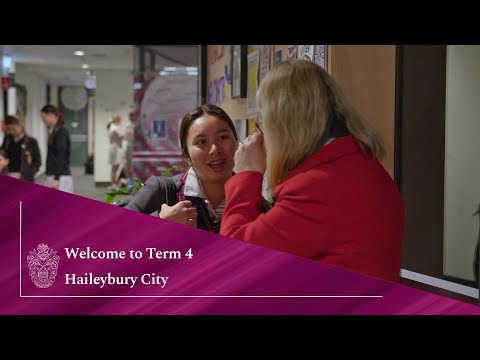 Haileybury City - Welcome to Term 4