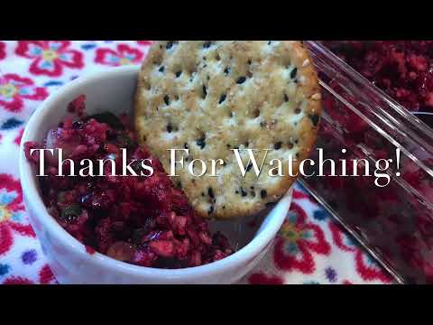 Fresh Cranberry Jalapeno Salsa