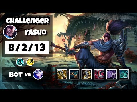 Yasuo vs Ashe OCE Challenger BOT (8/2/13) - v11.11