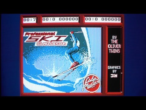 Simulator September #22: Professional Ski Simulator (C64/CPC/Spectrum/ST/Amiga)
