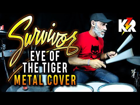 SURVIVOR ⚡ Eye Of The Tiger (METAL Cover) Millenium MPS-850 E-Drum Set 🚀