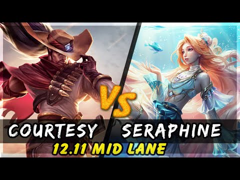 Courtesy - Yasuo vs Seraphine MID Patch 12.11 - Yasuo Gameplay