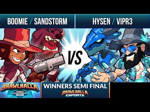 Sandstorm & Boomie vs Hysen & VipR3 - Winners Semi Final - Brawlhalla World Championship 2019 2v2